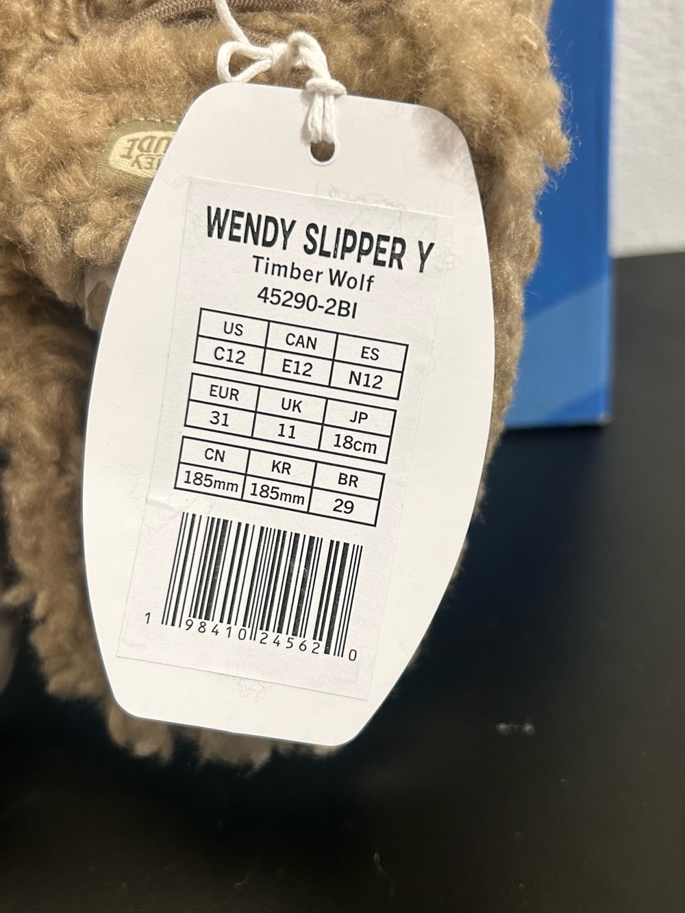 Hey Dude Wendy Slipper Timber Wolf Kids Children’s C12 Casual Slip On Shoe - Picture 9 of 10